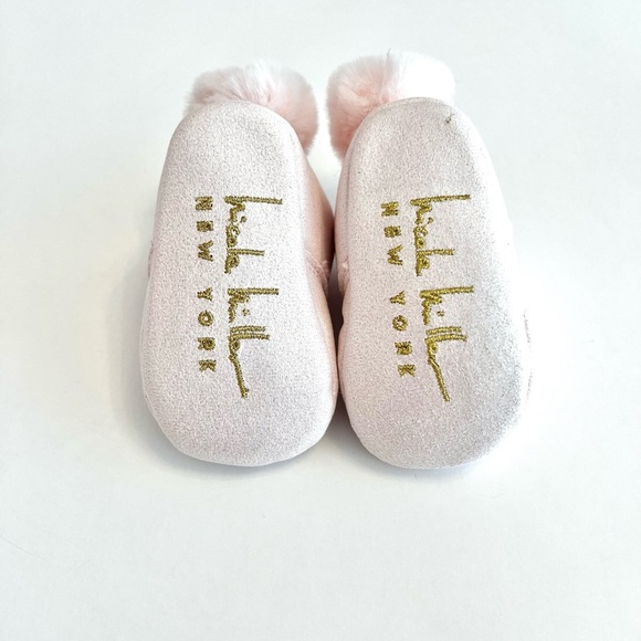 NWT ADORABLE Nicole Miller NY Stepping Stones Pink Bunny Baby Shoes, 6-12 Months - Picture 3 of 12